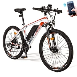 Fafrees Bicicleta Fafrees 26-Hailong-One Bicicleta de montaña (26 Pulgadas, Pantalla LCD de 3, 5 Pulgadas, 25 km / h, para desplazamientos Mujer, Bicicleta eléctrica Adulto, de 36 V / 10 Ah, batería Shimano 21, para Hombre