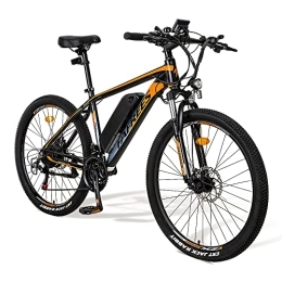 Fafrees Bicicletas de montaña eléctrica Fafrees Hailong-One - Bicicleta de montaña eléctrica para Adultos, 26 Pulgadas, con batería extraíble de 36 V / 10 Ah, Cambio de Bicicleta eléctrica Shimano de 21 velocidades, (Negro)