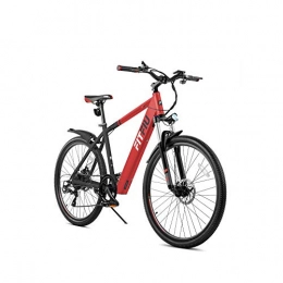 FUJISOL Bicicletas de montaña eléctrica FUJISOL Bicicleta elctrica roja 20 250W bateria Samsung 36V Shimano 6V-