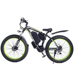 GOGOBEST GF700 - Bicicleta Eléctrica 26" x 4.0 Fat Tire, Shimano 7vel, Frenos de Disco mecánicos Delanteros y Traseros, Bicicleta de montaña eléctrica, batería extraíble de 48V 17.5Ah