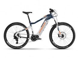 HAIBIKE Bicicletas de montaña eléctrica Haibike SDURO HardSeven 5.0 Yamaha 2019 - Bicicleta elctrica, Color Blau / Wei / Orange, tamao M / 44cm, tamao de Rueda 27.50