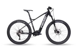 Head Lagos I E6100 Bicicleta de montaña eléctrica, Unisex, Negro Mate, 51 cm