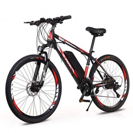 HSART Bicicleta HSART Bicicletas Eléctricas de Montaña para Adultos, Ebikes 26" 250W Bicicletas Todo Terreno, Batería Iones de Litio Extraíble 36V 10Ah para Hombres Mujer