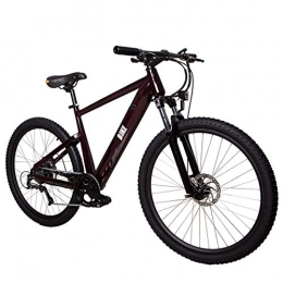 HWOEK Adulto Bici de Excursión, Ocultar Batería Extraíble 27,5" Bici Eléctrica de Montaña con Suspensión 6 Velocidades Freno de Disco Doble