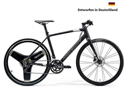 Hycore Bicicleta Hycore T1 - Bicicleta eléctrica Merida de 28 pulgadas (motor doble, batería extraíble y ligera)