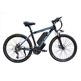 Hyuhome Bicicleta Hyuhome Las Bicicletas eléctricas para Adultos, IP54 Impermeable 500 / 1000W Ebike de aleación Aluminio Bicicletas 48V 13Ah Iones Litio Bicicletas montaña / batería / conmuta Ebike, Black Blue, 1000W