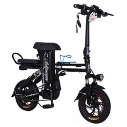 KPLM Bicicleta elctrica Plegable de 12"26 Bicicletas elctricas con batera de Litio extrable de 48V 20Ah para Mujeres Adultas