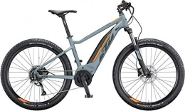 KTM Bicicletas de montaña eléctrica KTM Macina Ride 271, 9 marchas, bicicleta para hombre, diamante, modelo 2020, 27, 5", color gris mate (negro + naranja), color gris mate (negro + naranja), tamao 43 cm