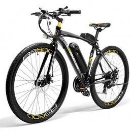 LANKELEISI Bicicletas de montaña eléctrica LANKELEISI RS600 - Bicicleta eléctrica con batería Samsung 36 V 20 Ah, marco de aleación de aluminio, modo paso hasta 100 km, bicicleta de carretera para bicicleta de ciudad adulta (gris)