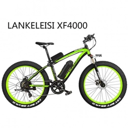 LANKELEISI Bicicleta LANKELEISI XF4000 - Bicicleta elctrica de 1000 W con velocmetro para Ordenador y odmetro elctrico para Bicicleta de montaña de 10 AH