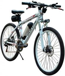 LAZNG Bicicleta LAZNG Bicicleta Pedal elctrico, Adulto Grasa Bicicleta de montaña elctrica Choque de aleacin de magnesio de absorcin Tenedor Delante