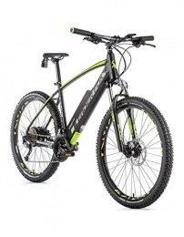 Leader Fox 27.5 Arimo 2020 - Bicicleta eléctrica de montaña para Hombre, Motor de Rueda Trasera Bafang m420 36 V 17, Color Negro y Verde
