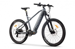 Moma Bikes Bicicletas de montaña eléctrica Moma Bikes Bicicleta de Montaa E-MTB 27, 5" M-L con Bateria integrada, Adultos Unisex, Gris, 27.5
