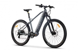 Moma Bikes Bicicletas de montaña eléctrica Moma Bikes Bicicleta Eléctrica E-MTB 29", Shimano 24vel, frenos hidráulicos, batería Litio 48V 13Ah (624Wh)