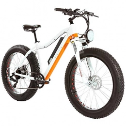 MONSTER 26 MTB Bicicletas de montaña eléctrica MONSTER 26 MTB (Blanco Motor: Bafang Rueda Trasera 500watt 48 v