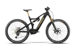 WHISTLE Bicicletas de montaña eléctrica Nueva E-Bike 2022 MTB Full Carbon 2022 White B-RUSH C9.2 12 V talla 40 color negro / dorado