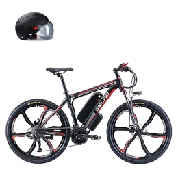 Pc-Glq Bicicleta Pc-Glq Bicicleta Eléctrica De Montaña, 26" 500W Batería 48V E-Bike Sistema De Transmisión De 27 Velocidades con Linterna con Batería De Litio Desmontable, Velocidad Máxima 25 Km / H, 13A