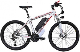RDJM Bicicletas de montaña eléctrica RDJM Bicicleta eléctrica Bicicleta eléctrica de montaña for Adultos con 36V 13Ah de Iones de Litio E-Bici con Faros LED 21 Velocidad 26 '' Neumático