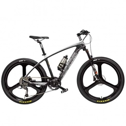 AIAIⓇ Bicicleta S600 26 Pulgadas Bicicleta Eléctrica 240 W 36 V Batería Extraíble Marco de Fibra de Carbono Disco Hidráulico Freno de Disco Sensor Pedal Assist Bicicleta de Montaña