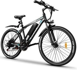 VARUN Bicicleta VARUN Bicicleta eléctrica, 26'' Bici Eléctrica Bicicleta de montaña Adulto, Bicicleta montaña de, e Bike MTB batería 36 V 10, 4 Ah, Shimano transmisión - 21 velocidades