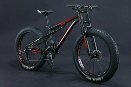 通用 Bicicletas de montaña Fat Tires 360Home Fat Bike - Bicicleta de montaña (24-26 pulgadas, con suspensión completa, rueda dentada grande, 26 pulgadas, 24 velocidades, color negro)
