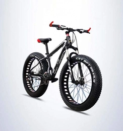 AISHFP Bicicleta Adulto Fat Tire Bicicletas de montaña, Bicicletas de aleacin de Aluminio Off-Road de Nieve, Doble Disco de Freno Playa Crucero Bicicletas, 26 Pulgadas Ruedas, 30 Speed