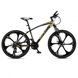 Dsrgwe Bicicletas de montaña Fat Tires Bicicleta de Montaa, 26inch de la bici de montaña / Bicicletas, carbn del marco de acero, suspensin delantera de doble disco de freno, ruedas de 26 pulgadas, 21 de velocidad, velocidad 24, 27 Veloc