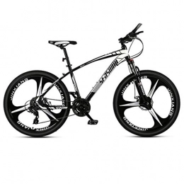 GXQZCL-1 Bicicletas de montaña Fat Tires Bicicleta de Montaa, BTT, Bicicleta de montaña, bicicletas de montaña suspensin delantera, de doble freno de disco delantero y suspensin, chasis de acero al carbono, de 26 pulgadas rueda del mag MTB