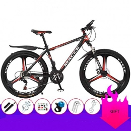 GXQZCL-1 Bicicletas de montaña Fat Tires Bicicleta de Montaa, BTT, Bicicleta de montaña, de 26 pulgadas Rgidas montaña de la bicicleta, doble disco de freno y suspensin delantera, 21 de velocidad, velocidad 24, 27 Velocidad MTB Bike
