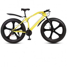 Bicicleta de montaña de 26 pulgadas, 26 x 4.0 Fat Tire Bicicleta de freno de disco doble, para ambiente urbano y desplazamiento hacia y desde el trabajo