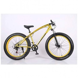 ACDRX Bicicleta Bicicleta de montaña para hombre y mujer, marco de acero de alto carbono, bicicletas antideslizantes, 24 pulgadas 7 / 21 / 24 / 27 velocidades, 26 pulgadas doble freno de disco duro,