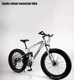 Laicve Bicicletas de montaña Fat Tires Bike Variable para Hombre Fat Tire Bicicletas De Montaa Bicicletas para Adultos Velocidad De Nieve, Motos De Bicicletas Beach Cruiser 4.0 Ancha De 26 Pulgadas Ruedas