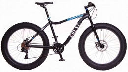Crest Bicicletas de montaña Fat Tires Crest Bicicleta Fat Bike Fat 4, 1 24v Negra 19" Aluminio