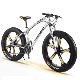CXY-JOEL Bicicletas de montaña Fat Tires CXY-JOEL Bicicletas de Montaña de 26 Pulgadas, Bicicleta de Montaña para Niños Adultos, Fat Tire Fat Bike, Bicicleta de Freno de Doble Disco, Cuadro de Acero de Alto Carbono, Bicicletas Antideslizant