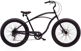 Electra Bicicletas de montaña Fat Tires Electra Cruiser Lux 7d Fat Tire Men Matte Black