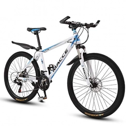 FCHJJ Bicicleta De Montaña 26" 21/24/27 Velocidad Fat Bike Horquilla De Suspensión Bloqueable Cuadro De Acero con Alto Contenido De Carbon Apto para Adultos