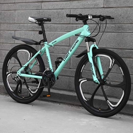 GXQZCL-1 Bicicleta GXQZCL-1 Bicicleta de Montaa, BTT, 26 Bicicleta de montaña, Marco de Acero al Carbono Bicicletas de montaña, Doble Disco de Freno y suspensin Delantera MTB Bike (Color : A, Size : 27-Speed)