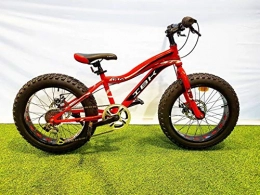 IBK - Bicicleta de 20 Pulgadas Cross Fat Bike, Frenos de Disco Shimano 6 V, Color Rojo