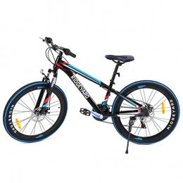 MuGuang 26 Pulgadas de 7 velocidades de Bicicleta MTB Frenos de Disco de Bicicleta de Montaa Unisex para Adulto Mountain Bike (Negro+Azul)