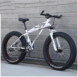 N&I Bicicletas de montaña Fat Tires N&I Fat - Bikes con suspensión frontal para adulto, 4 anchas anti-Slip Mountain Bike, de alta carbono, doble disco