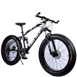 CUHSPOL Bicicletas de montaña Fat Tires Neumático Grande 21-Speed ​​Change Mountain Bike 4.0 para Off-Road Beach Snow
