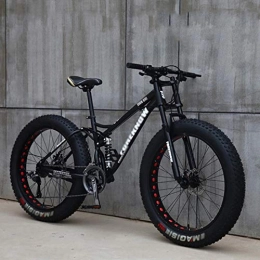 NXX Bicicletas de montaña para Hombre de 24 Pulgadas,Bicicleta de montaña rgida de Acero al Carbono,Bicicleta de montaña con Asiento Ajustable con suspensin Delantera,21 velocidades,Negro