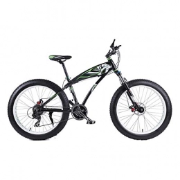 Qinmo Bicicletas de montaña, 26 Pulgadas Fat Tire Hardtail Bicicleta de montaña, Doble Bastidor de suspensin y suspensin Tenedor Todo Terreno Bicicleta de montaña, 7-30 Velocidad