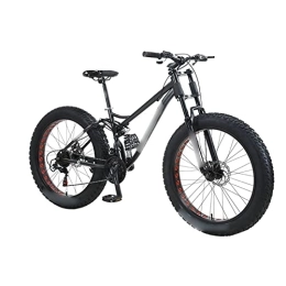TABKER  TABKER Bicicleta de montaña para hombres y mujeres, bicicletas para estudiantes, velocidad variable, playa, motos de nieve, neumáticos anchos