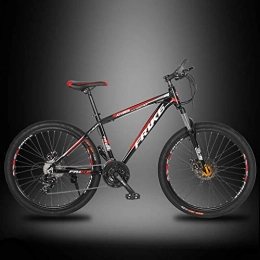 AISHFP Bicicleta Variable velocidad de bicicletas de montaña de 26 pulgadas, 21- 24 - 27 velocidades marco ligero de aleacin de aluminio, la absorcin de choque de doble freno de disco de la bicicleta, C, 27speed
