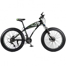 YOUSR Bicicleta YOUSR Mountainbike Fat Bike Mountainbikes 26"RAD Unisex Black 26 Inch 7 Speed