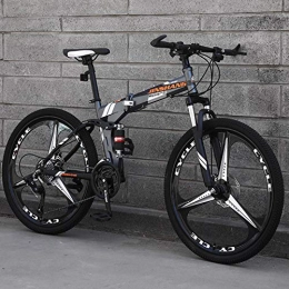 PengYuCheng Bicicleta Bicicleta de montaña, bicicleta de ciudad, bicicleta para hombres y mujeres, cuadro de acero de 21 velocidades, rueda de 27.5 pulgadas con 3 radios, bicicleta plegable de doble suspensin q13