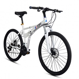 CUHSPOL Bicicletas de montaña plegables Bicicleta Ligera Plegable de 26"Bicicleta de 21 velocidades Variables