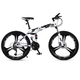 WGYDREAM Bicicleta Bicicleta Montaña MTB Bicicleta de montaña, bicicletas de montaña duro plegable-cola, el marco de acero al carbono, de doble suspensión y doble freno de disco, ruedas de 26 pulgadas Bicicleta de Monta