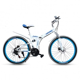 CLOUDH 26" Bike Bicicleta De Montaa 21 Velocidades Shimano - Bicicleta para Joven, Mujer Mountain Bike,Blanco